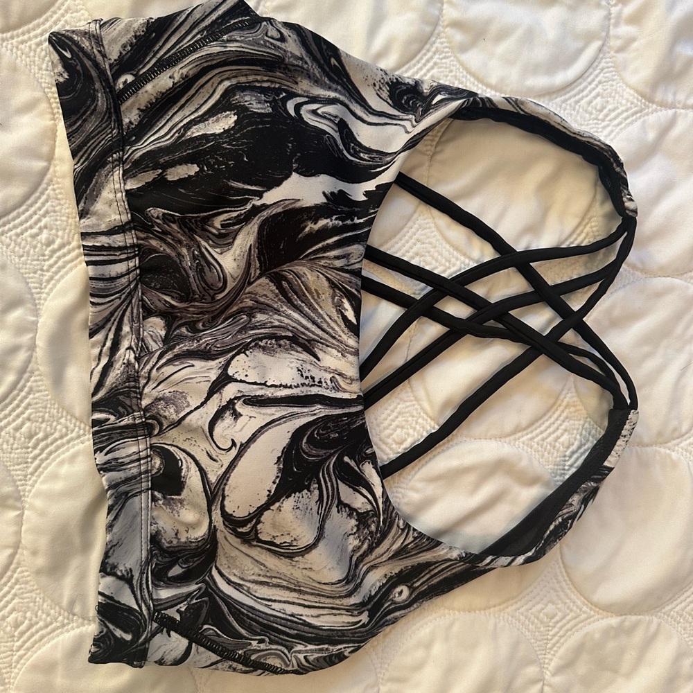 Victoria's Secret Black and White Marble Bra